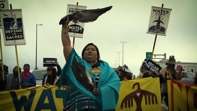 Eine Demonstration. Still aus dem Film "Akicita - The Battle of Standing Rock" // Beyond Festival