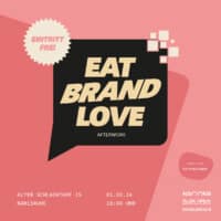 Eat brand love logo